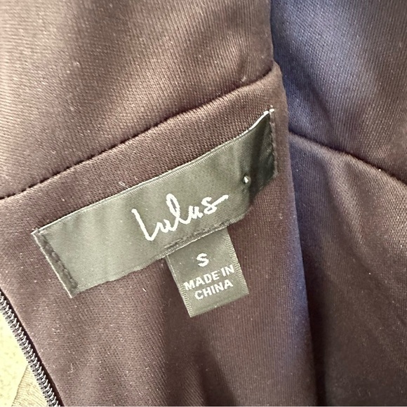 Lulu's Black Backless Ruffled Dress - Picture 2 of 3